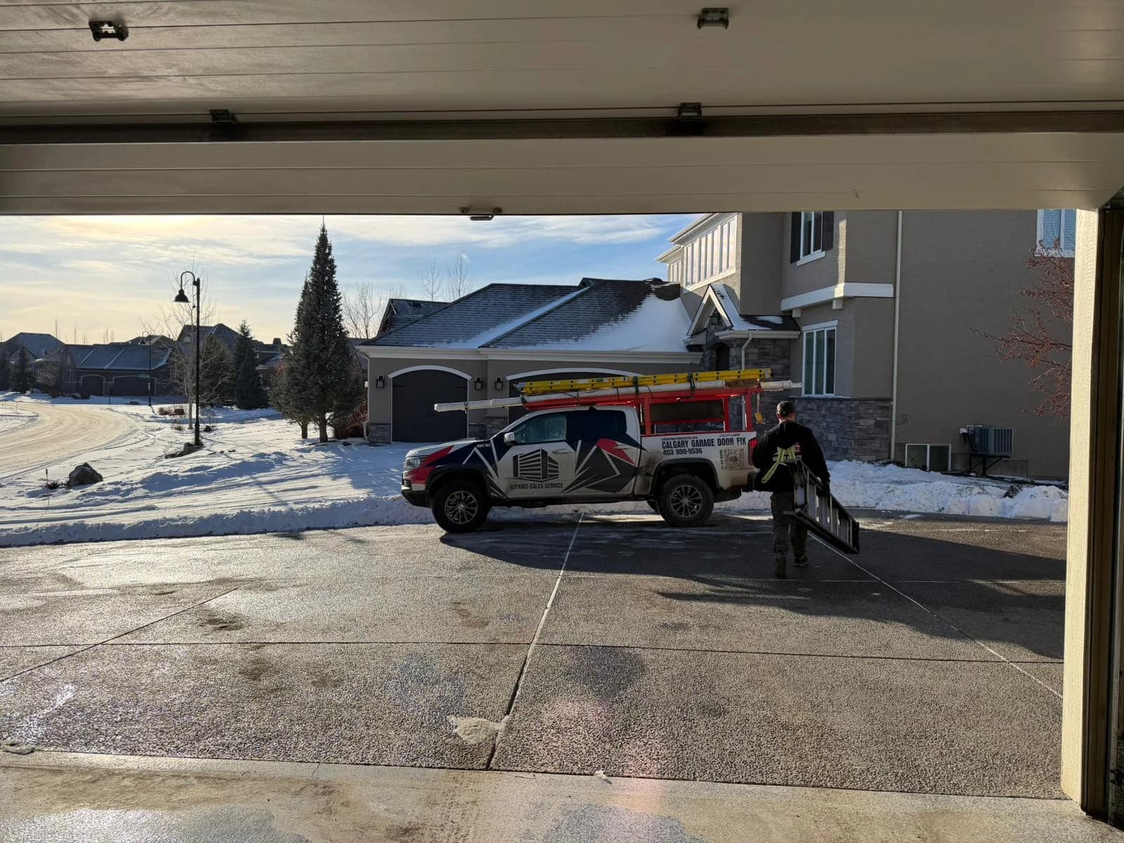 Garage Door Fix Truck with Yurii - Our Technician