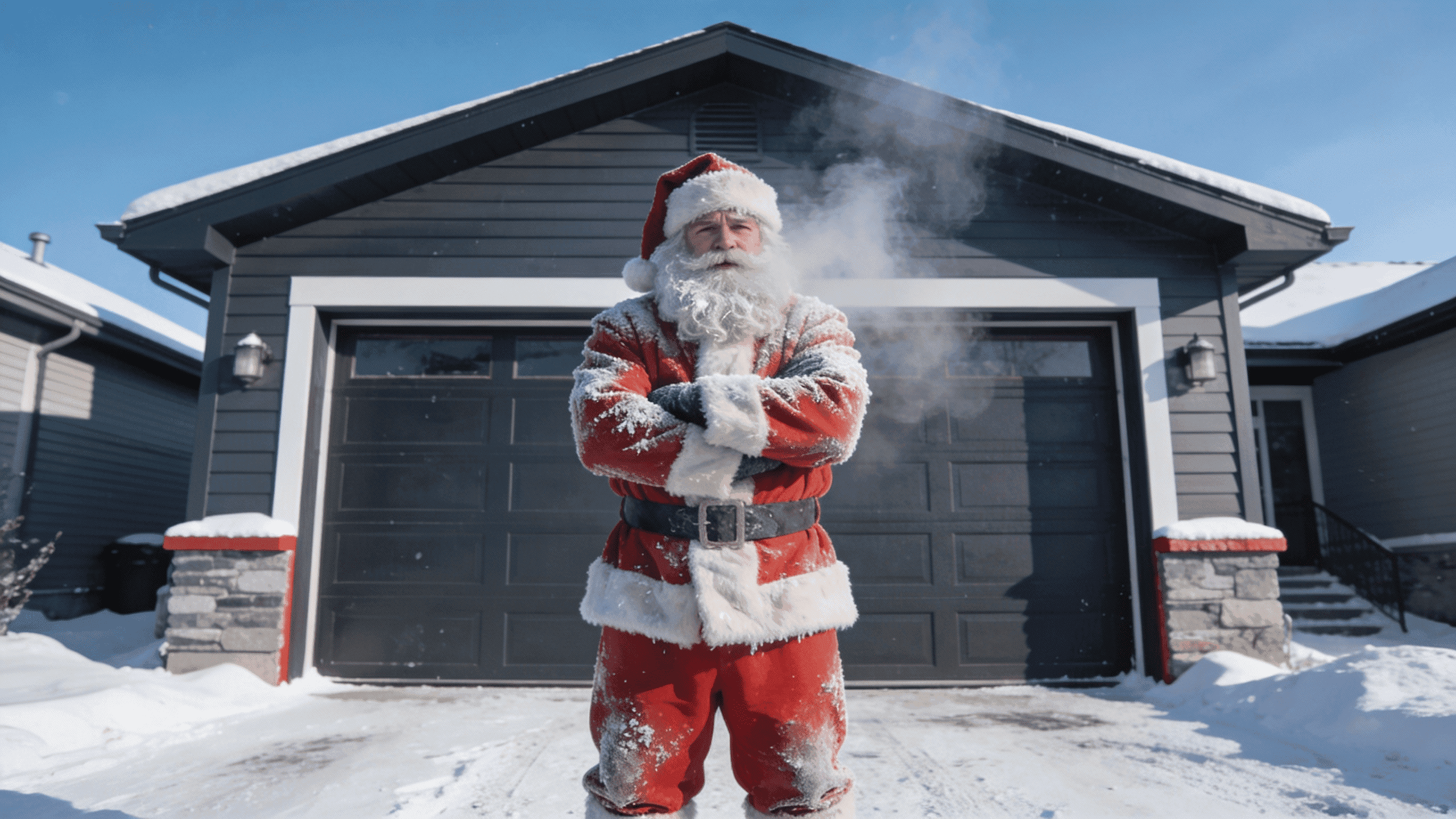 Chinook wind effects on Airdrie garage doors