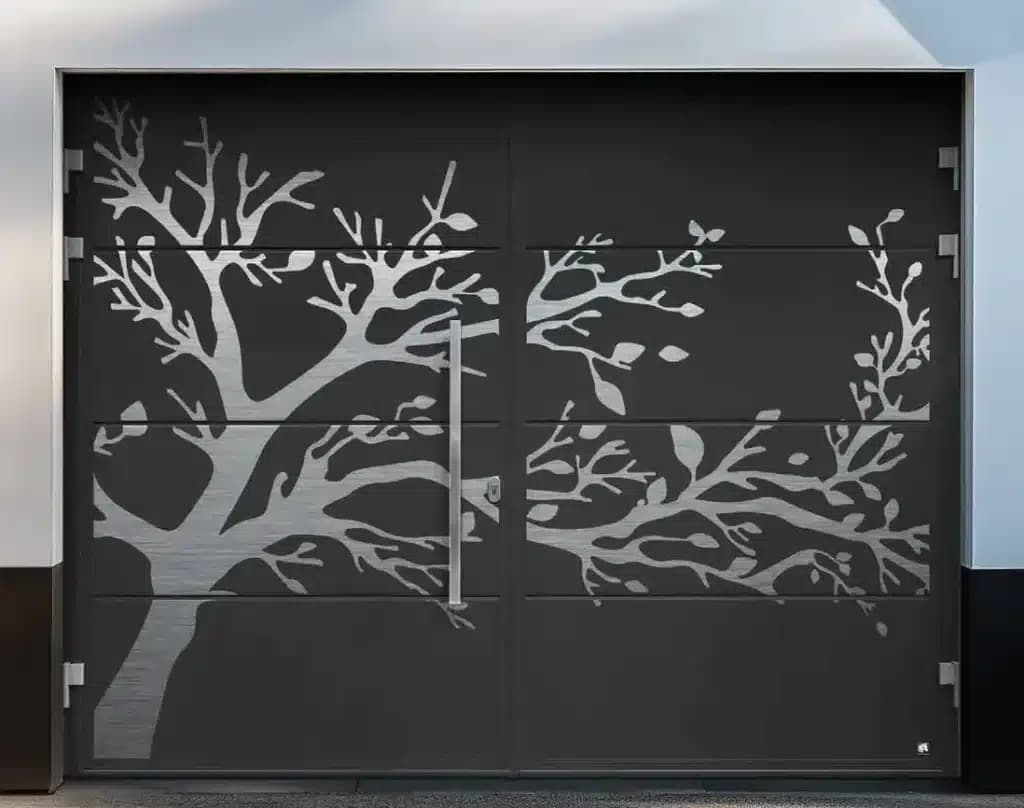 Side-hinged garage door Calgary