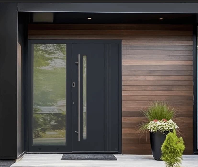 Ryterna RD100 architectural entry door examples
