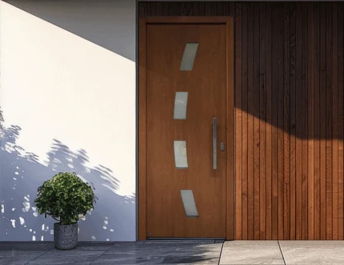 Ryterna RD67 steel-skin entry door examples