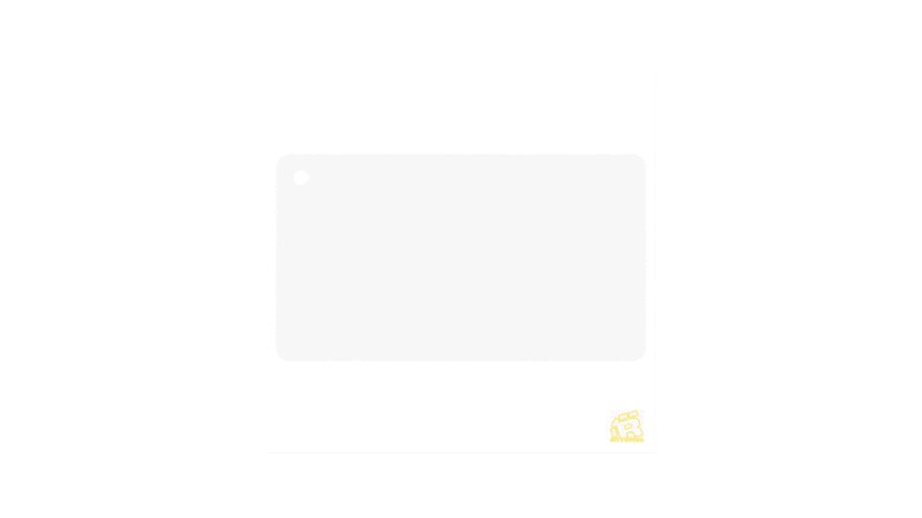 Ryterna smooth Traffic White panel sample