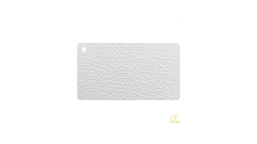 Ryterna stucco Traffic White panel sample