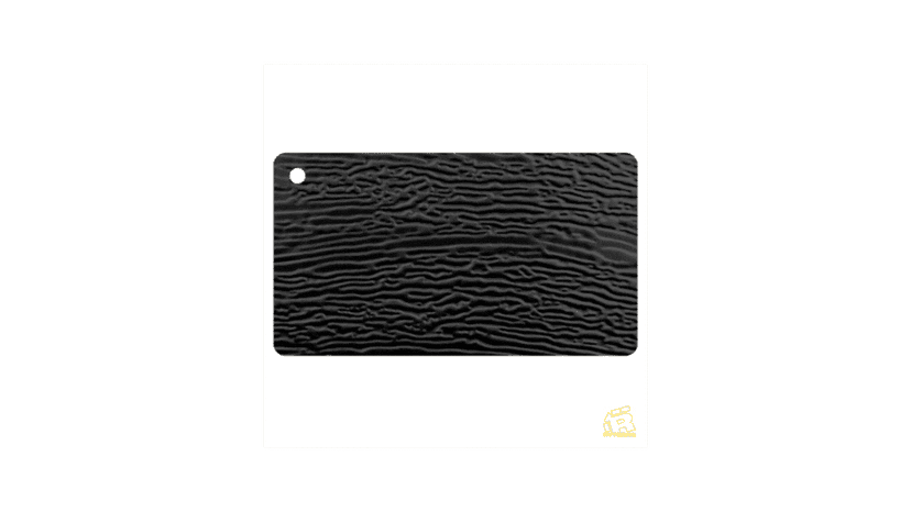 Ryterna woodgrain Jet Black panel sample