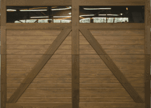 Ryterna retro carriage house garage door