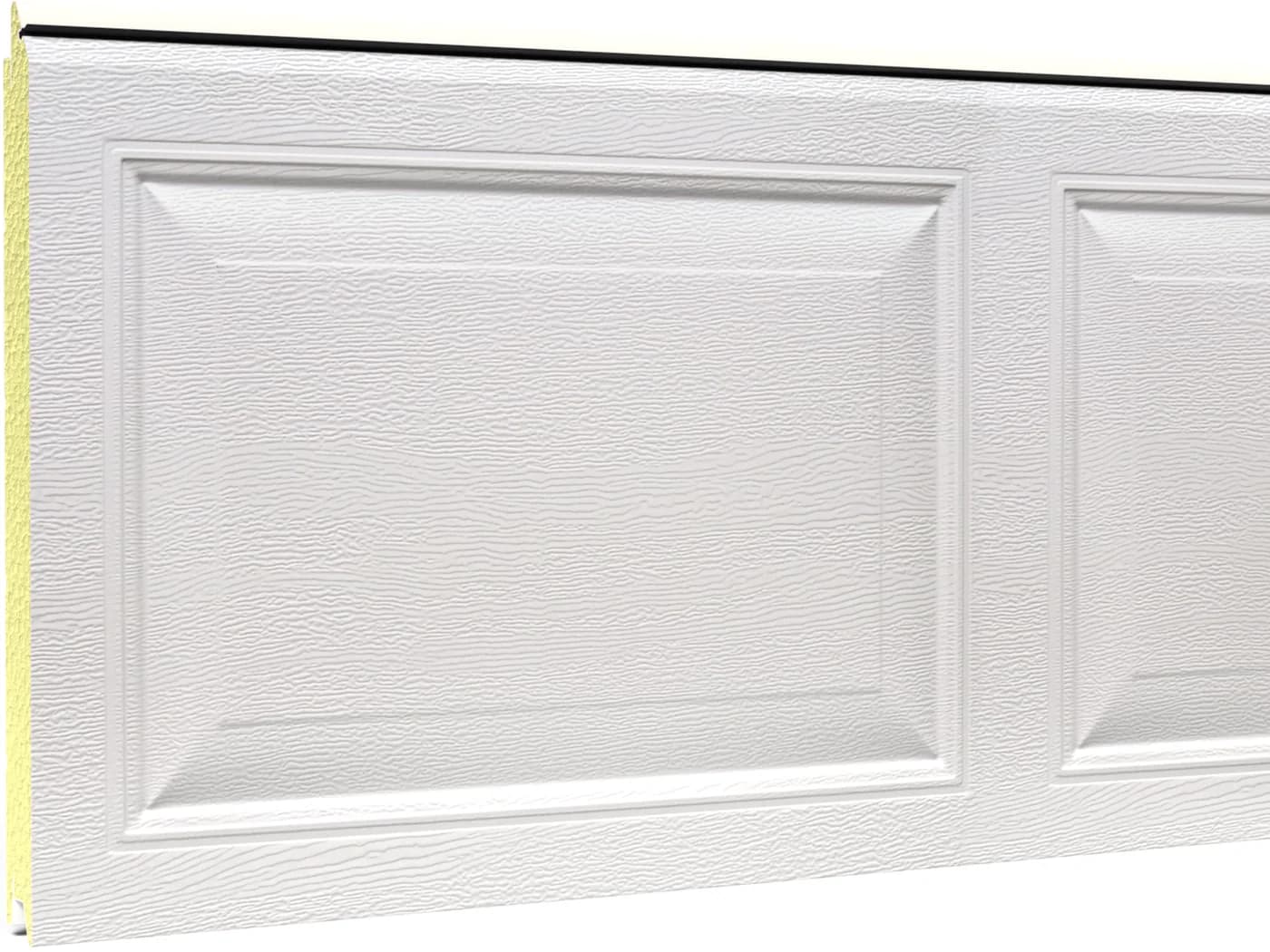 Cassette panel in Traffic white (woodgrain) · RAL 9016