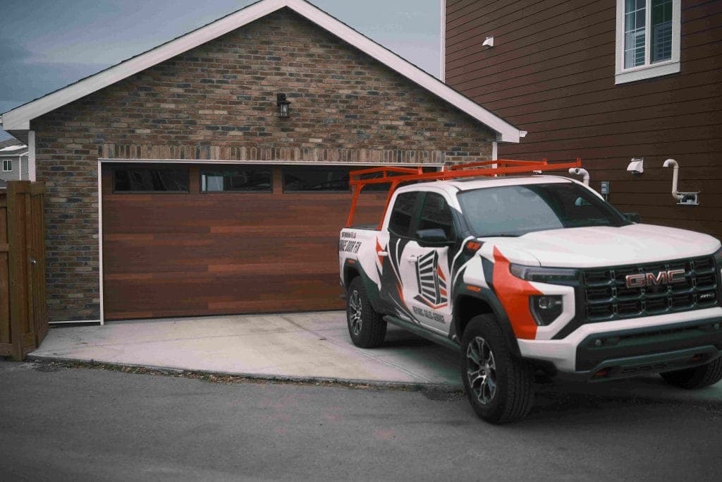 Garage Door Fix service truck for Canadian garage door lifetime cost guide