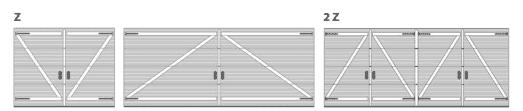 Ryterna retro carriage garage door design 1