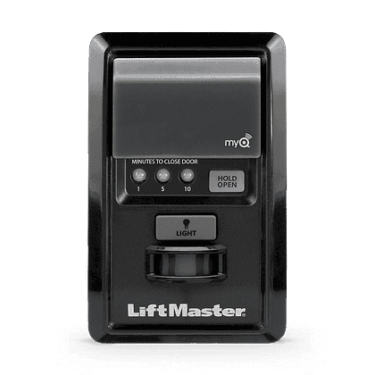 Garage door opener control panel