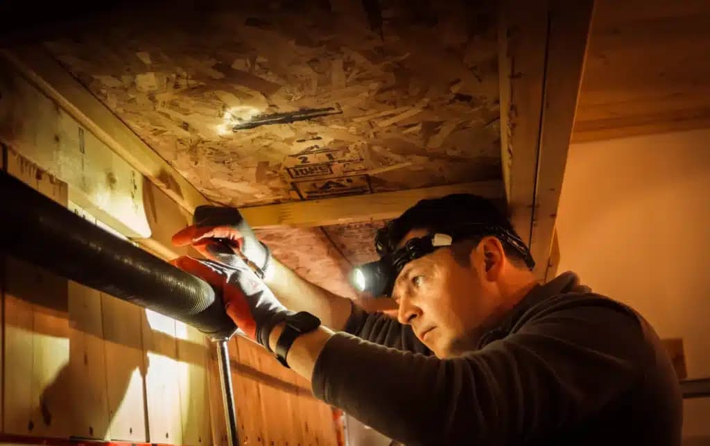 Garage door spring system counterbalancing a residential overhead door