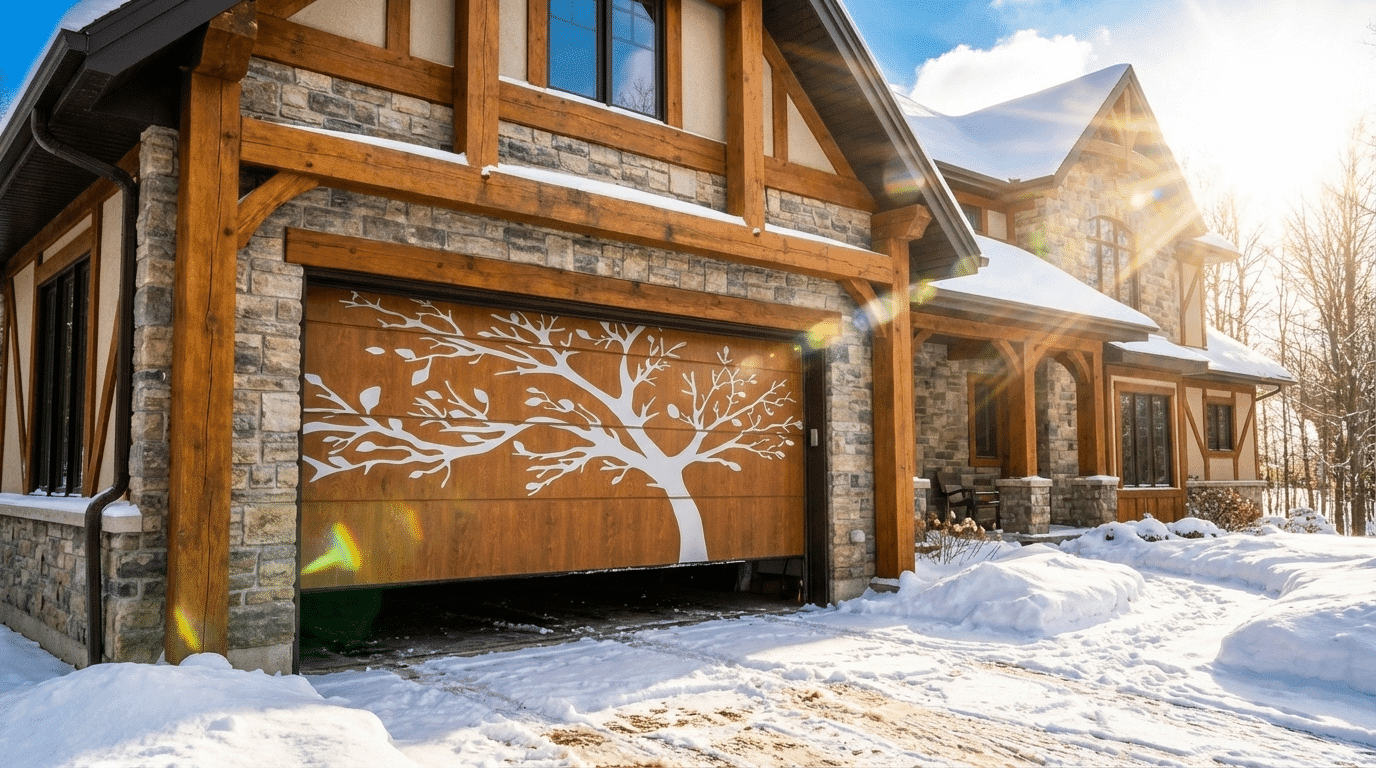 Why Calgary garage doors stop closing in fall — sun angle effect