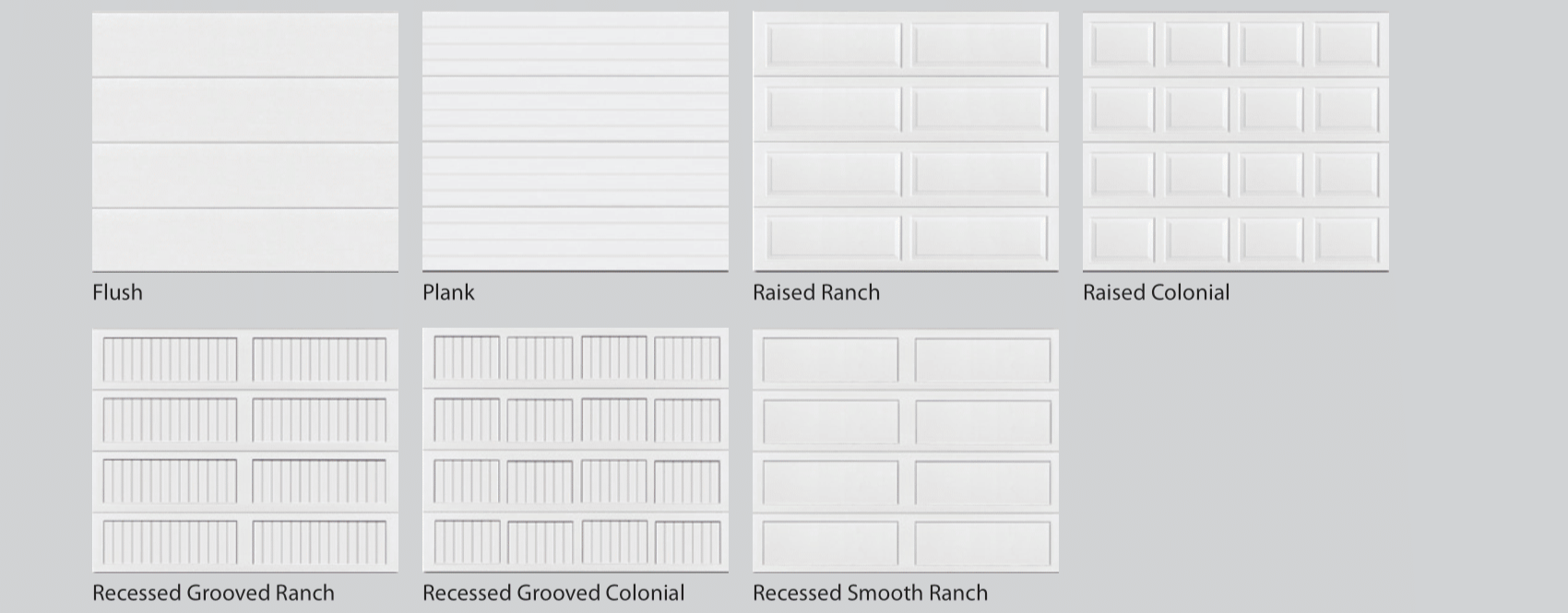 Popular Garage Door Styles in Edmonton